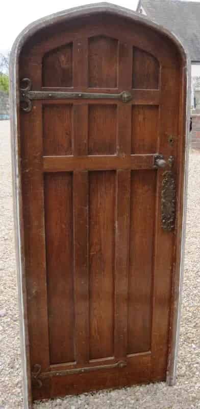 Reclaimed Antique Oak Door with Frame