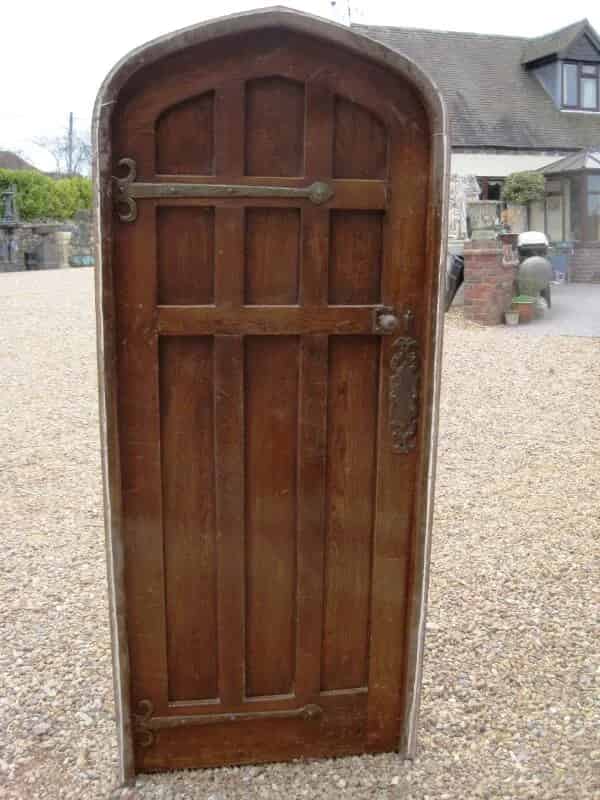 Reclaimed Antique Oak Door with Frame