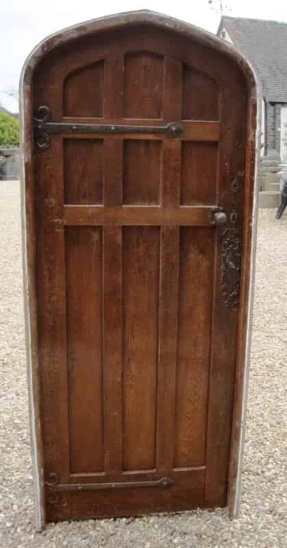 Reclaimed Antique Oak Door with Frame