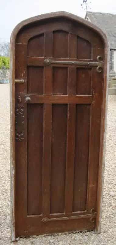 Reclaimed Antique Oak Door with Frame