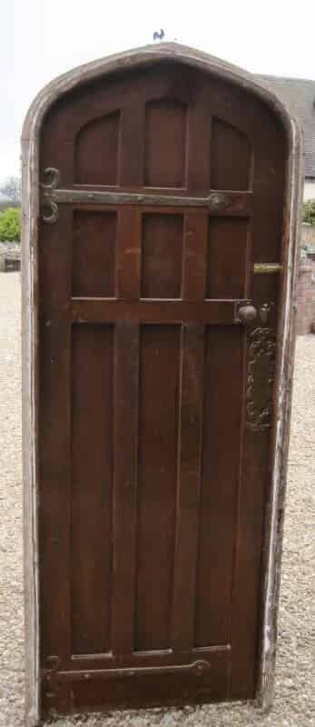 Reclaimed Antique Oak Door with Frame