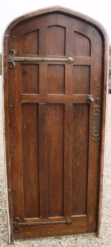 Reclaimed Antique Oak Door & Frame - 5272B