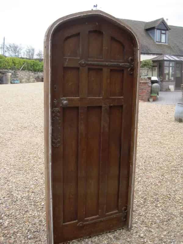 Reclaimed Antique Oak Door with Frame