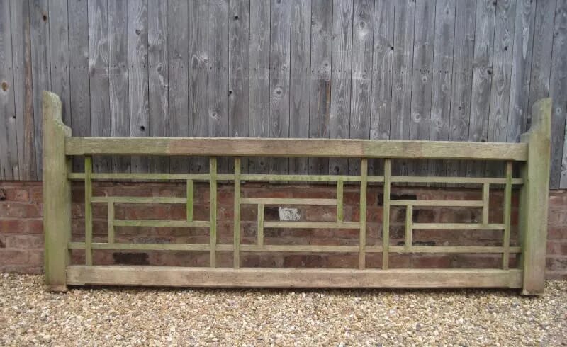Set of 3 Vintage Oak Gates - 5445