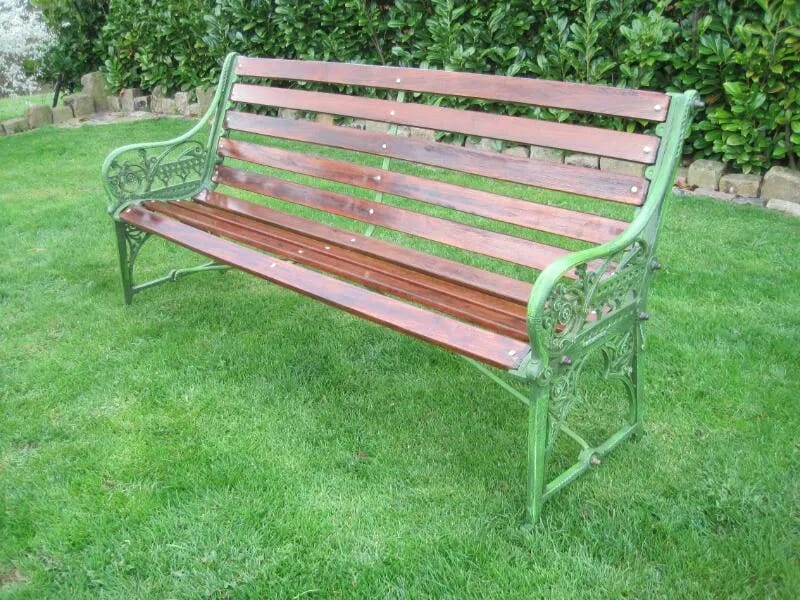 Original Medieval Pattern Coalbrookdale Garden Bench - 4357
