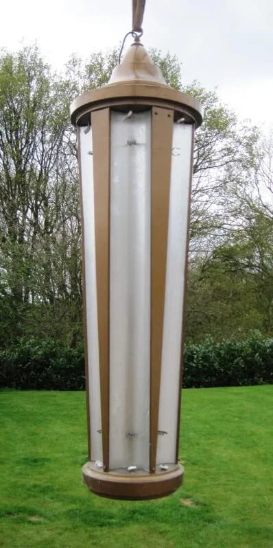 Retro 1970s Iconic Reclaimed Hanging Light Fitting - 5546