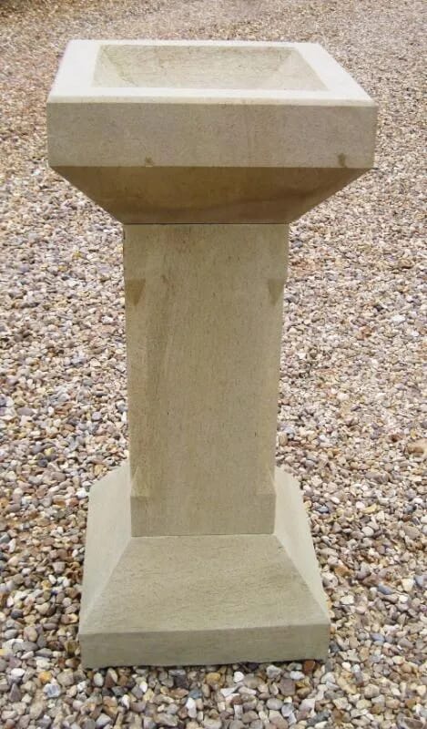 Large Sandstone Garden Bird Bath - 5538