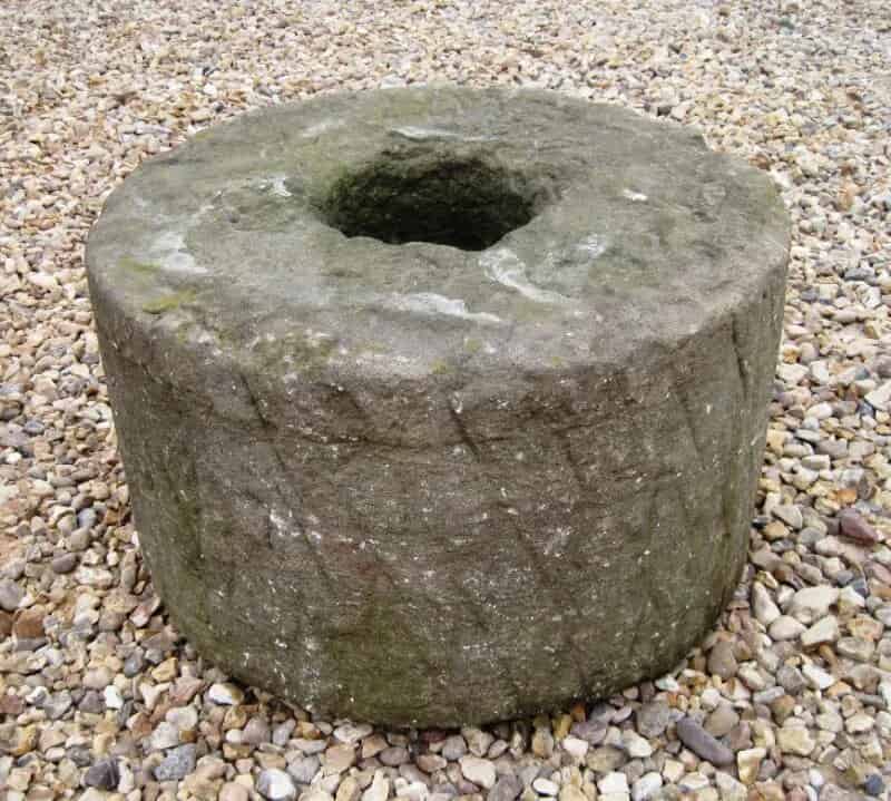 Antique Stone Plinth or Mill Wheel