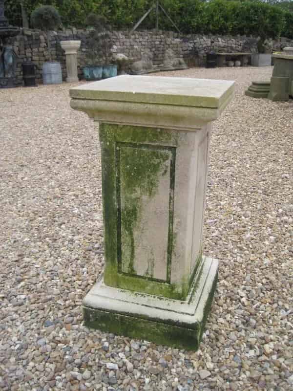 Antique Limestone Plinth or Pedestal