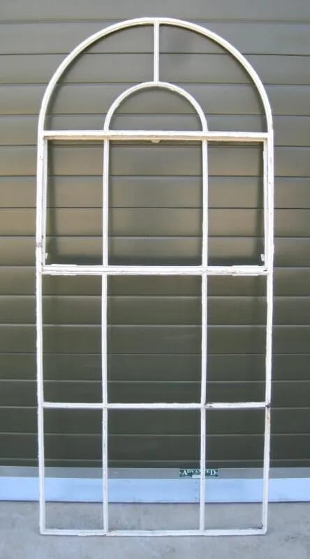Cast Iron Arched Window Frame  - 5080A