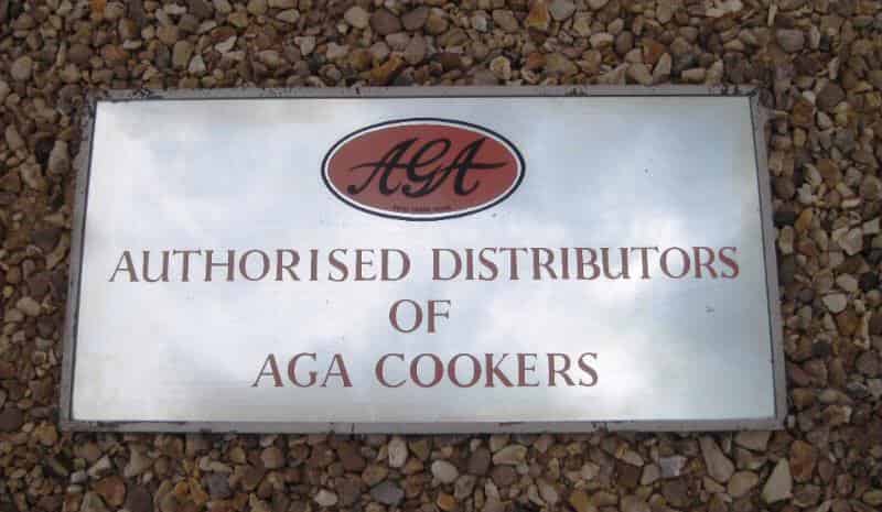 Aga Distributor Advertising Shop Sign 