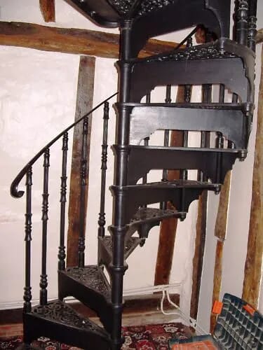 Cast Metal Spiral Staircase - 5455