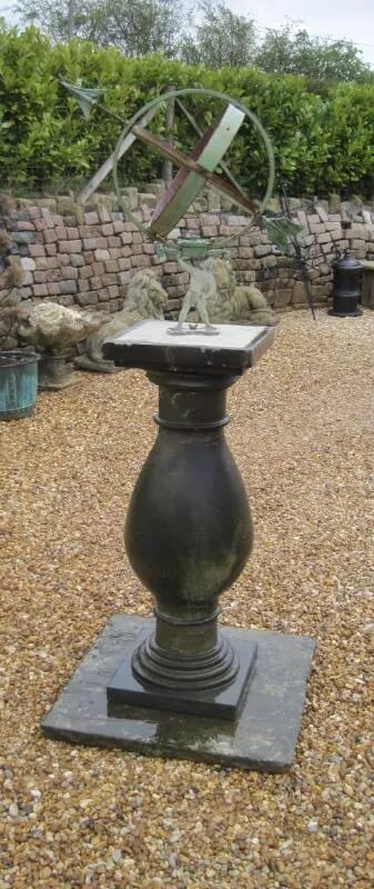 Antique Victorian Sandstone Sundial Circa 1870 - 3320