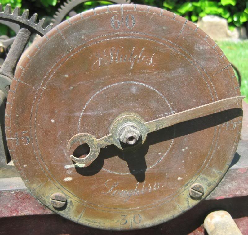 Antique Cast Iron Turret Clock Movement F Stubbs 1888 - 4814