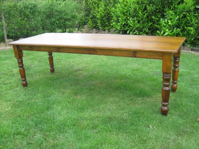 Reclaimed Pine Farmhouse Style Dining Table - 5412a