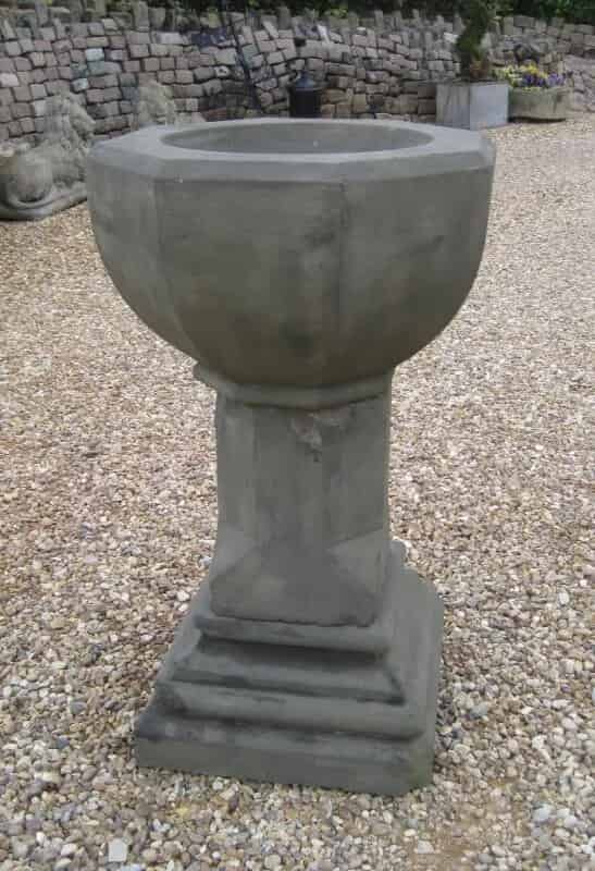 Victorian Limestone Font
