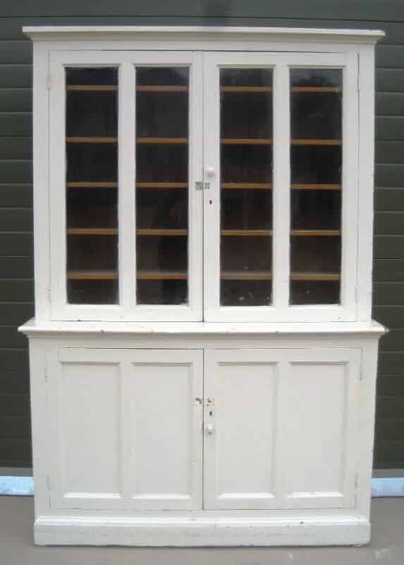 Antique Victorian Pine Dresser / Bookcase