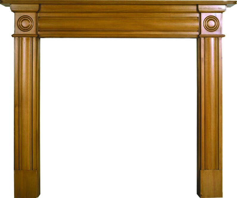 Derry Waxed Solid Pine Fireplace Surround - SMC002