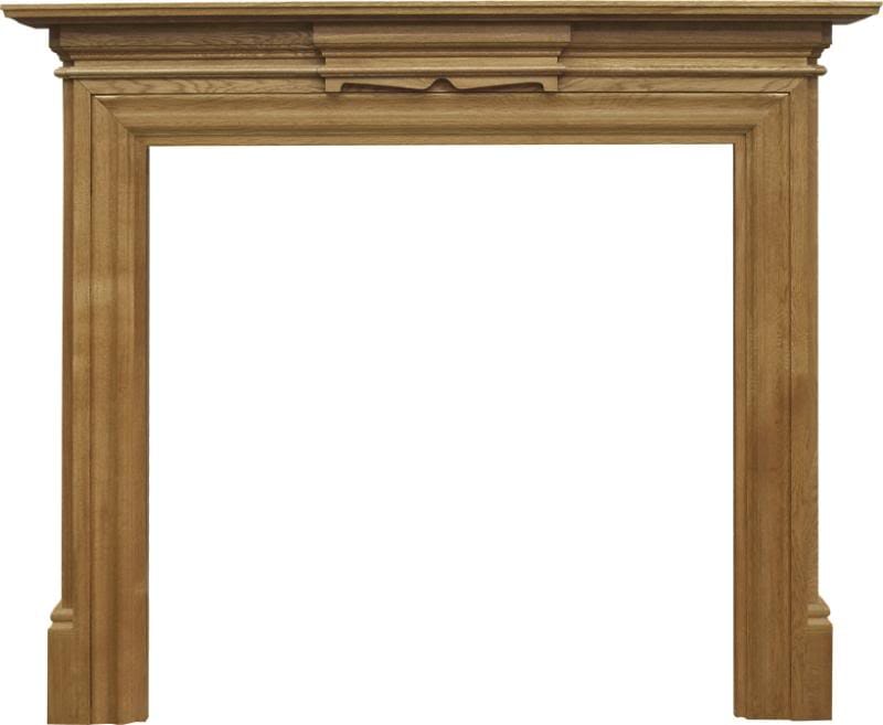 Grand Waxed Solid Oak Fireplace Surround - SMC117