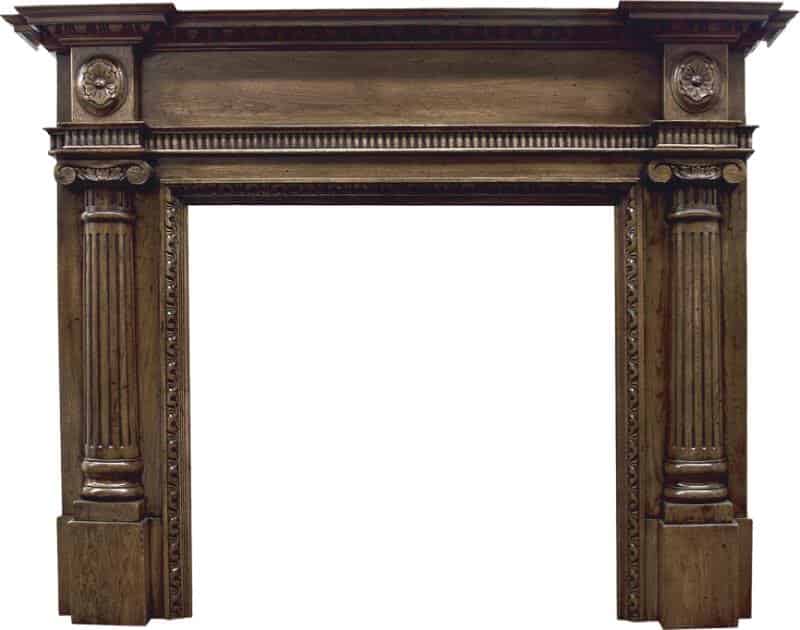 Ashleigh Distressed Solid Oak Fireplace Surround