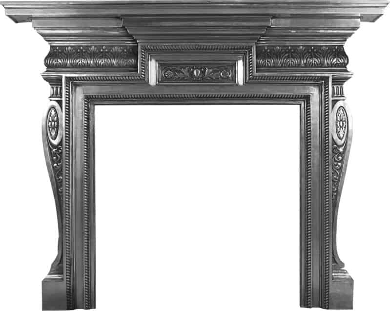 knightsbridge Full Polish Cast Iron Fireplace Surround