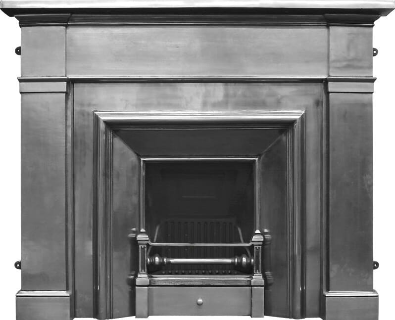 Royal Victorian Full Polish Fire Insert And Surround - RX129/RX100