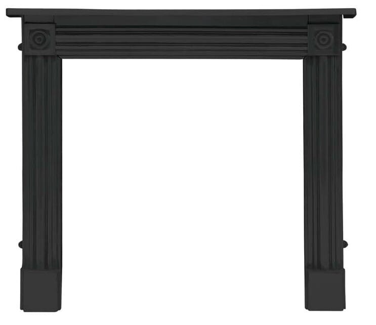 Regent Black Finish Cast Iron Fire Surround - RX255