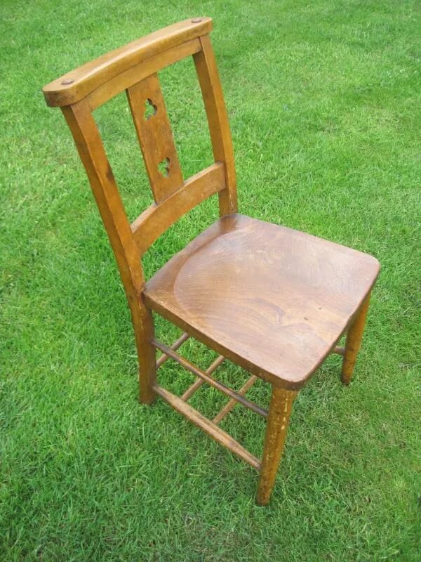 Reclaimed Antique Victorian Chapel Chairs - 5494A