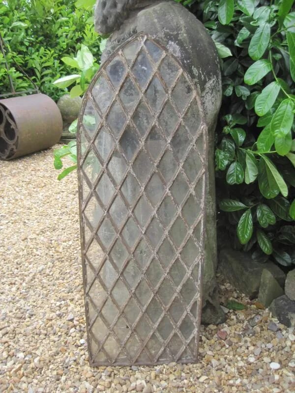 Cast Iron Gothic Arched Window Frame - 5583B