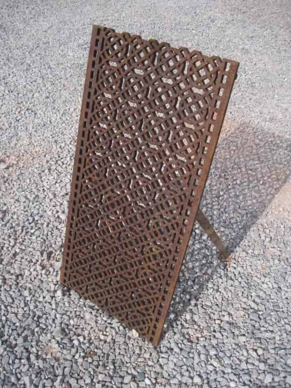 Antique Victorian Cast Iron Floor Grilles