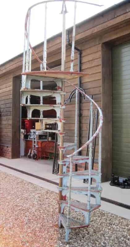Antique Cast Iron Spiral Staircase