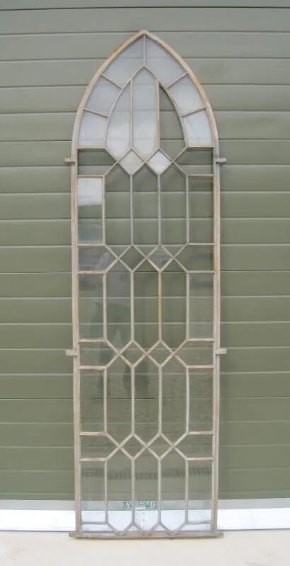 Coalbrookdale Cast Iron Gothic Arched Window Frame - 5601