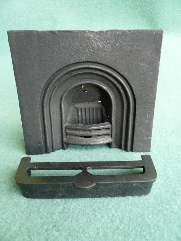 Miniature Salesman Sample Cast Iron Fireplace C1880  - 1733