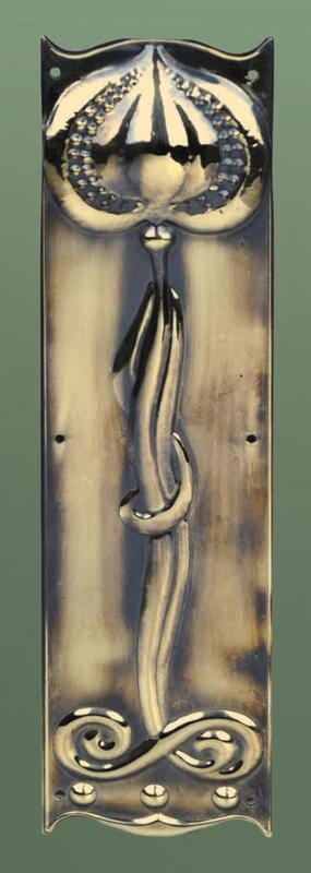 Art Nouveau Door Finger Plate - fpanab