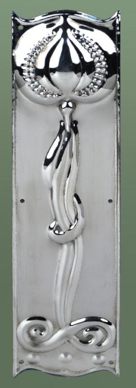 Art Nouveau Style Door Finger Plate - fpann
