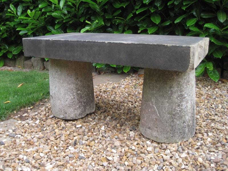 Antique Stone Garden Seat or Bench - 1777/1778