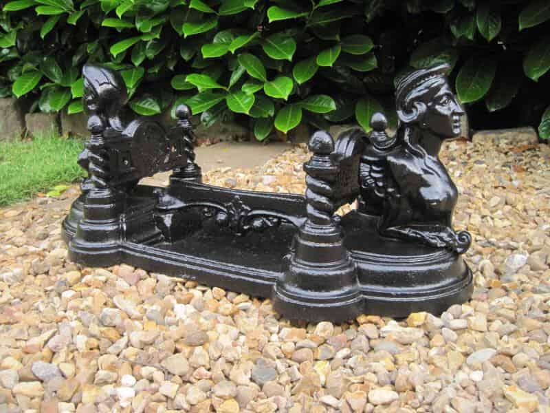 Large Antique Reclaimed Cast Iron Boot Scraper