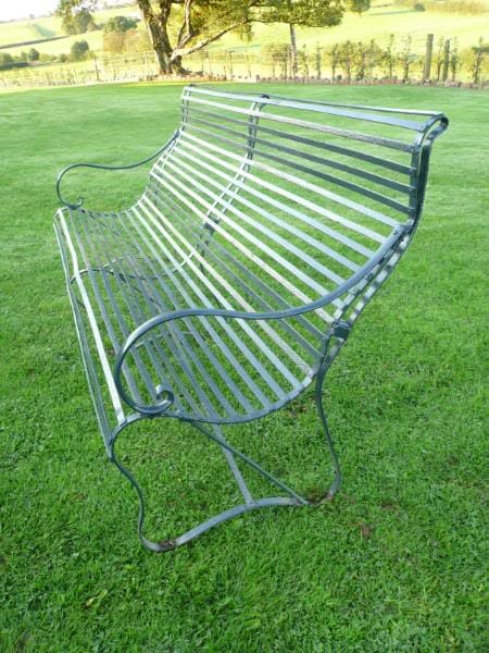 Original Strapwork Garden Bench C1860 - 3276