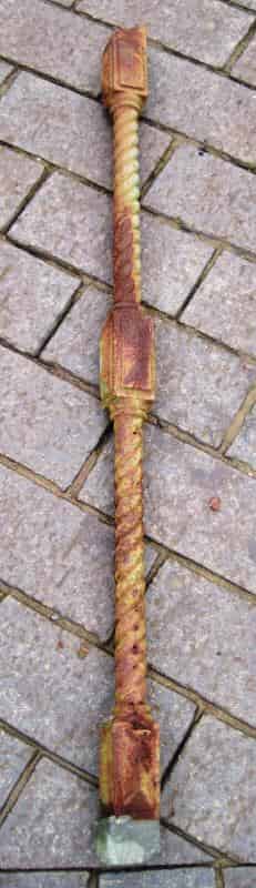 Antique cast iron staircase spindles,balusters,balustrade