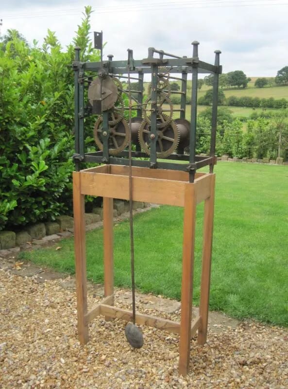 Wrought Iron Turret Clock Movement Circa 1700 - 5644