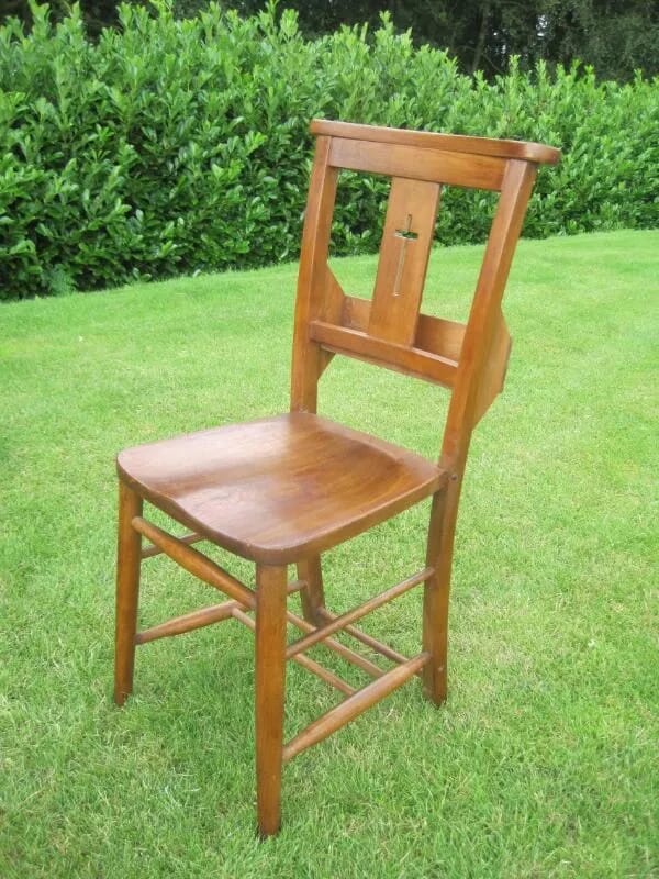 Antique Church or Chapel Chairs - 5639