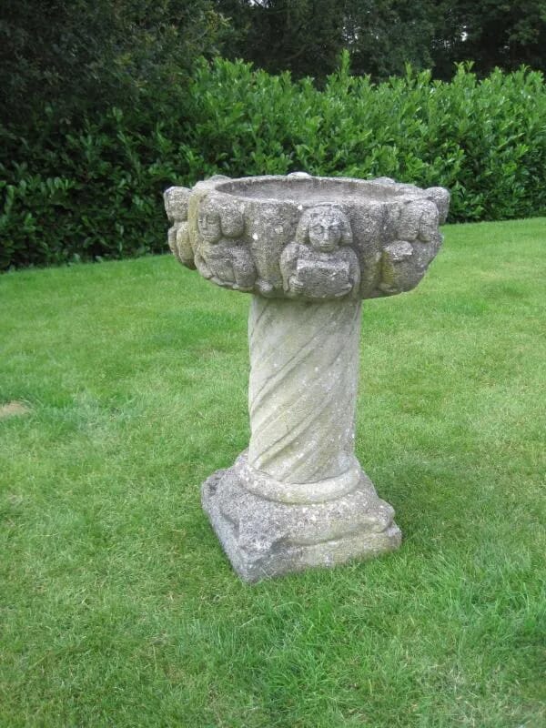 Vintage Garden Bird Bath or Planter - 5650