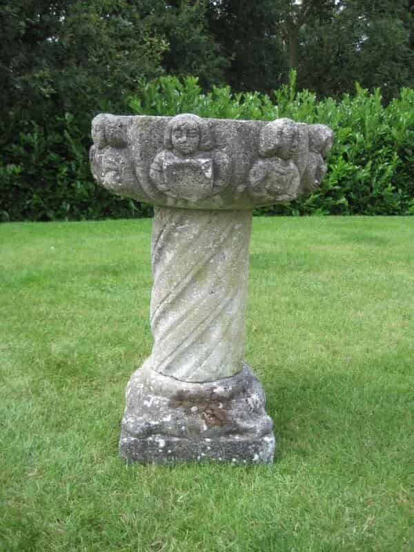 Vintage Garden Bird Bath or Planter
