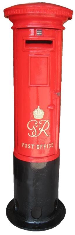 Original Fully Refurbished Cast Iron Pillar Box - 5605