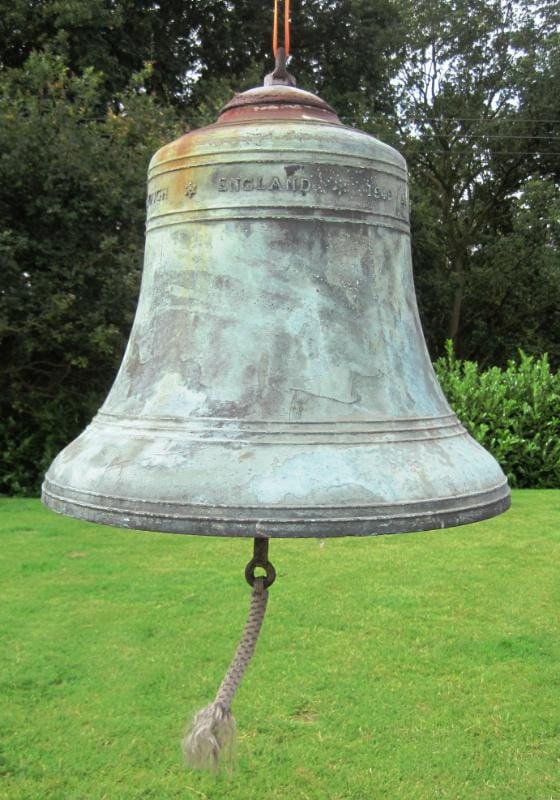 Antique Bronze John Taylor Church Bell - 5646