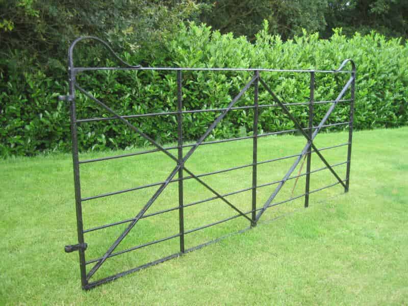 Antique Reclaimed Wrought Iron Estate Gate