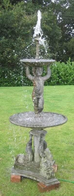 Coalbrookdale Lead Antique Reclaimed Garden Fountain - 5624