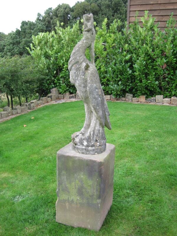 Antique Heron Fountain - Water Feature - 5112