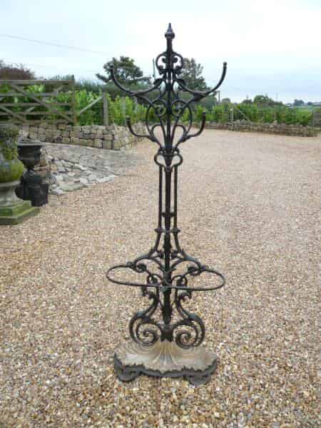 Coalbrookdale Cast Iron Coat, Hall, Hat & Stick Stand