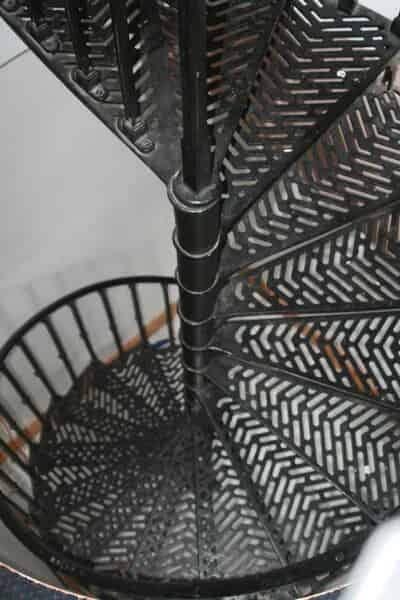 Antique Victorian Cast Iron Spiral Staircase